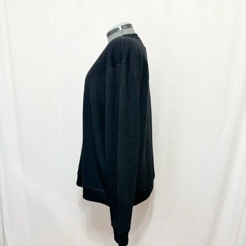 Eddie Bauer NWT Sz XXL Black Men's Plush-Lined Fleece Crewneck Pull On - Picture 5 of 12